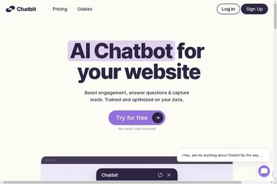 Chatbit – AI Chatbots for Your Website preview